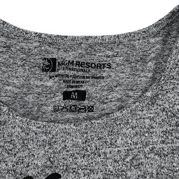 Keep It Real MGM Las Vegas Cold Shoulder Souvenir Shirt Womens Size Medium - Picture 3 of 6